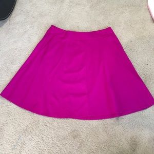 Lane Bryant Fuchsia Skirt